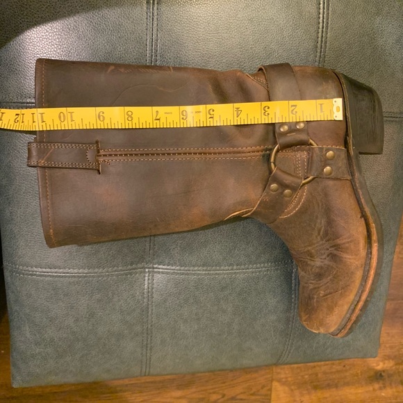 Frye Brown Leather Men's Oil Resistant Boots Made in USA - Picture 11 of 13